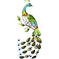 Christmas Concepts® 81cm Pavo Real de Metal Colorido con Joya Cola de la Pared de Arte - Interior-decoración de jardín…